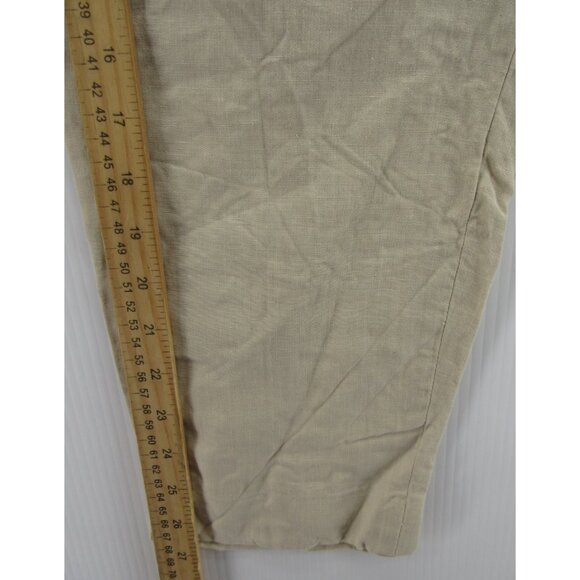 Cos Pants 32 Linen Trousers Slacks Khakis Summer Resortwear 32X27 - Picture 4 of 11